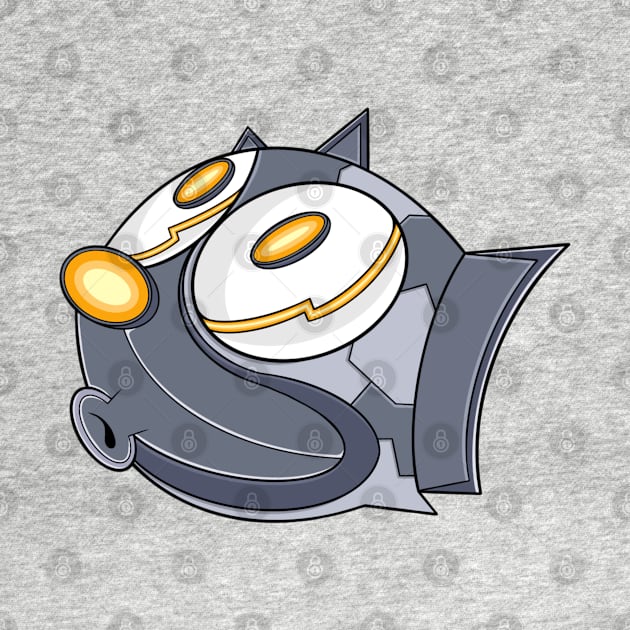 Mecha Cyborg Felix the Cat Whistle by ryroxtoons